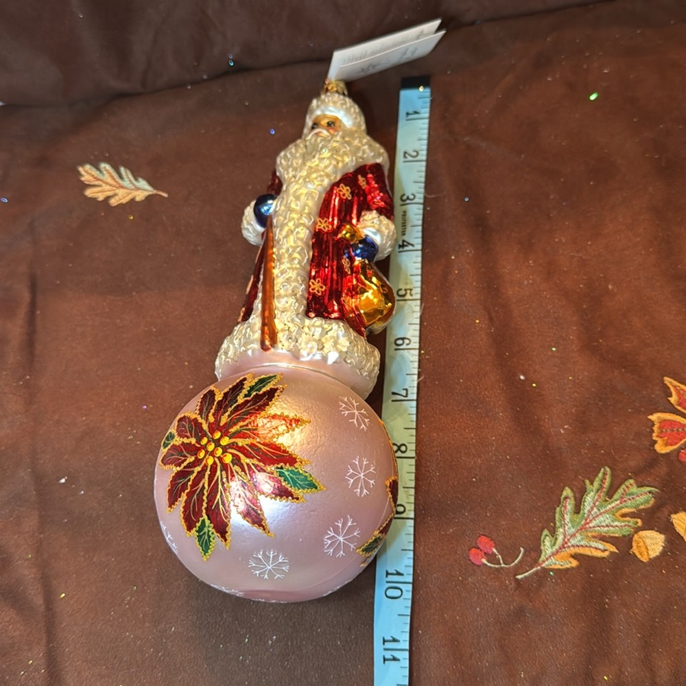 πββ¬ Christopher Radko β15th Anniversary Russian Winter Blossom Santaβ - Picture 7 of 7